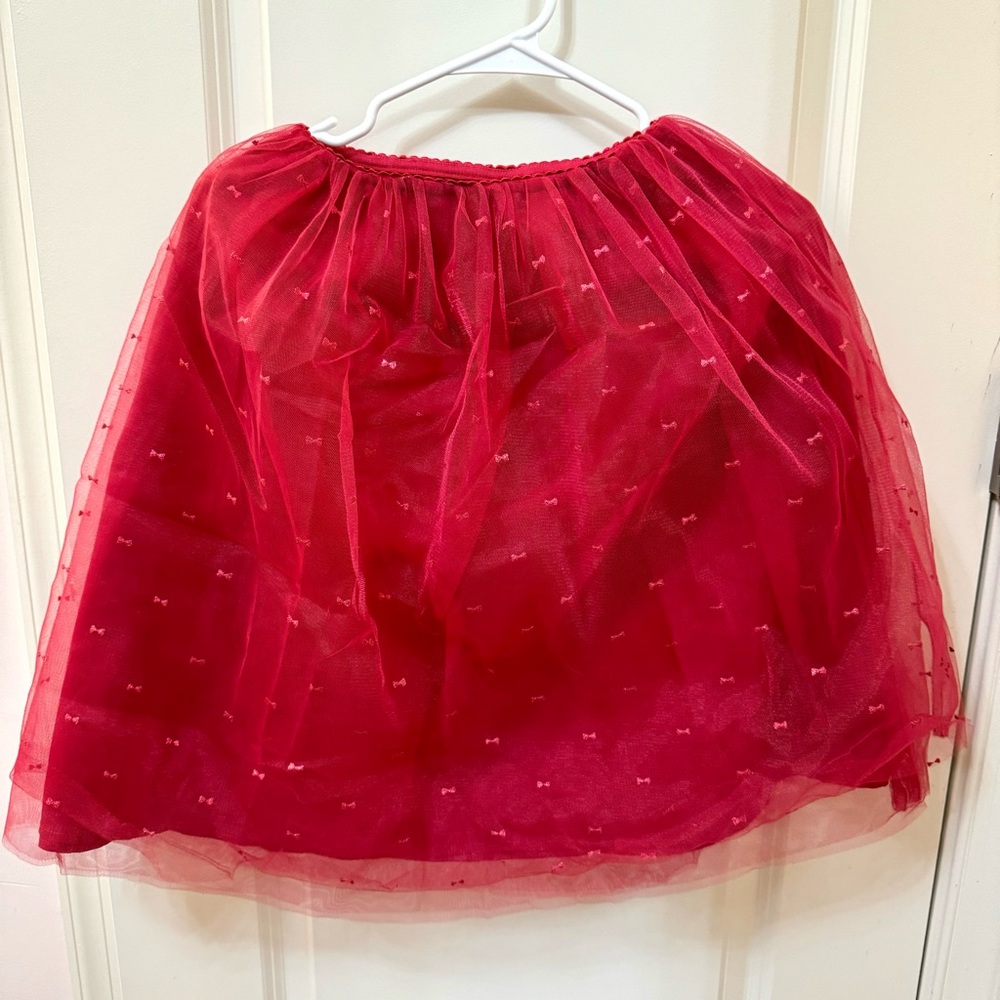 Janie and Jack x Juno Valentine Bow Tulle Skirt